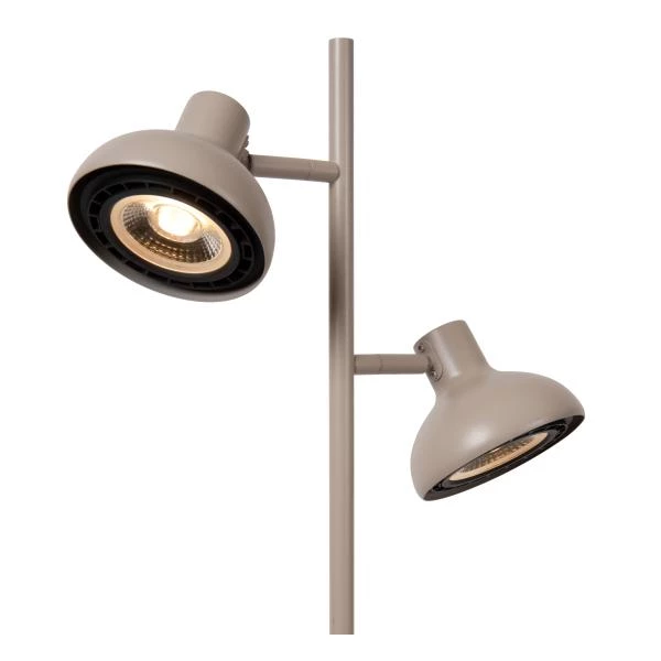 Lucide SENSAS - Floor lamp - 2xGU10 (ES111) - Cream - detail 1